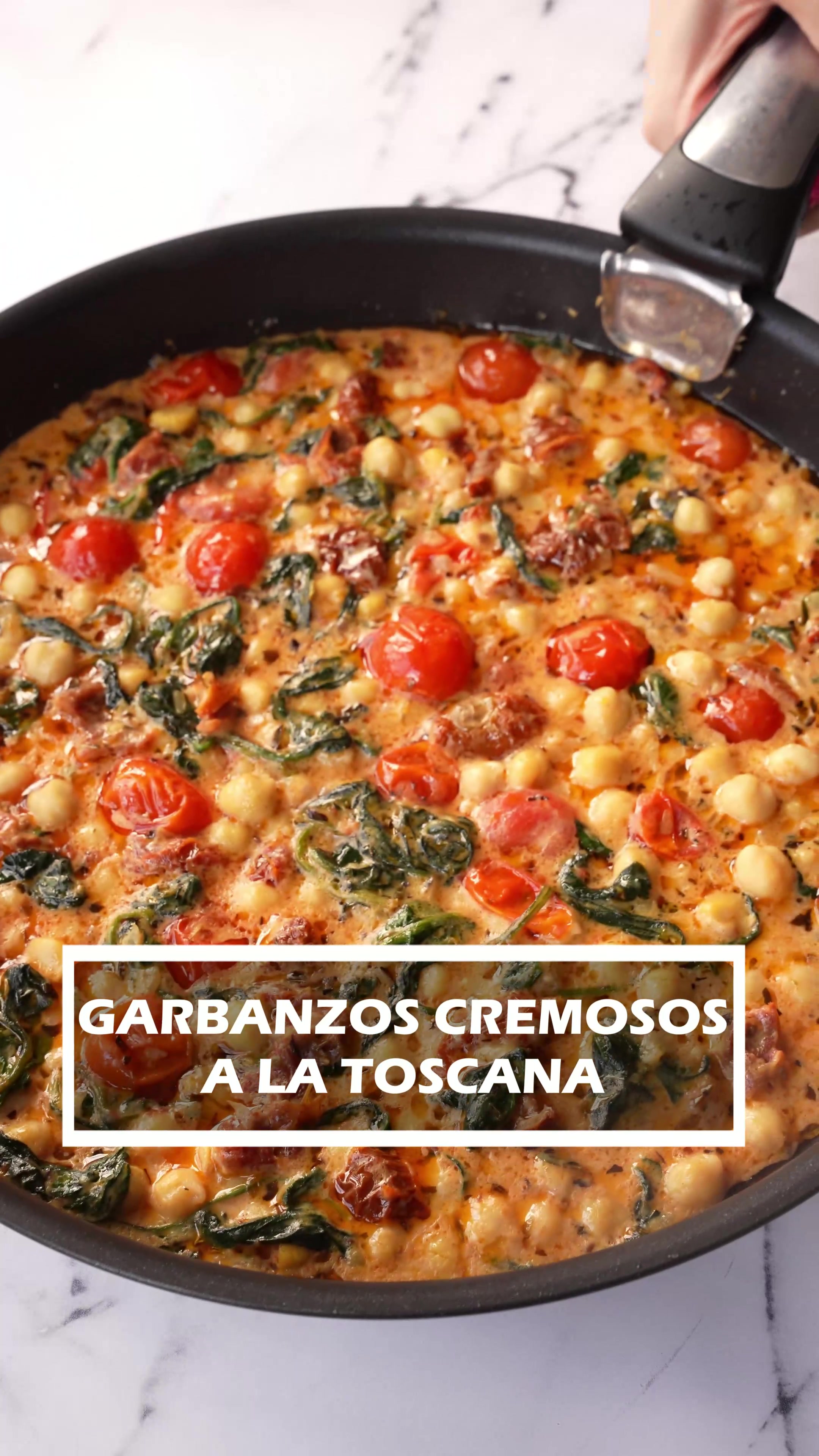 Garbanzos Cremosos a la Toscana