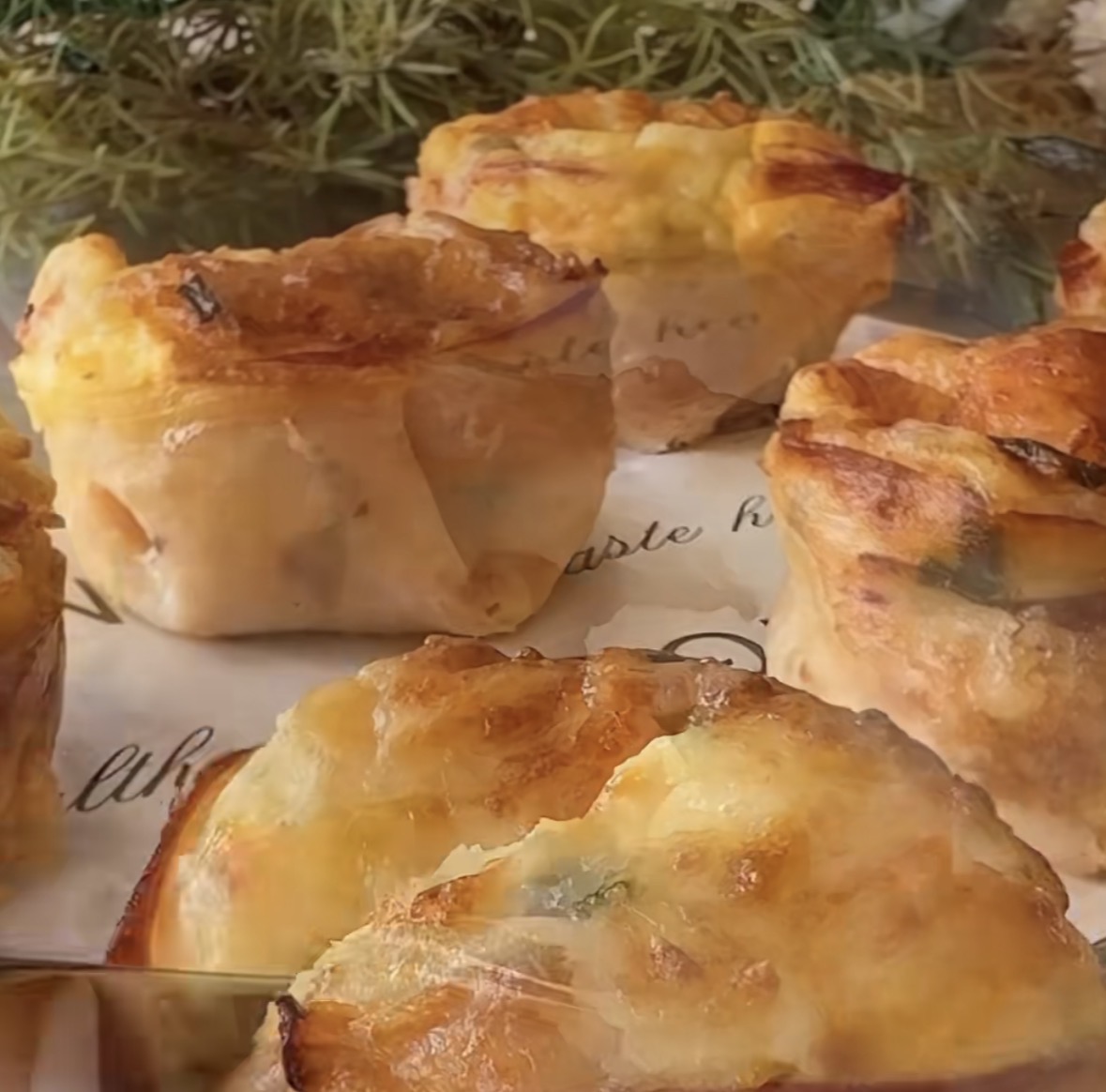 Cestas de Pechuga de Pavo y Queso