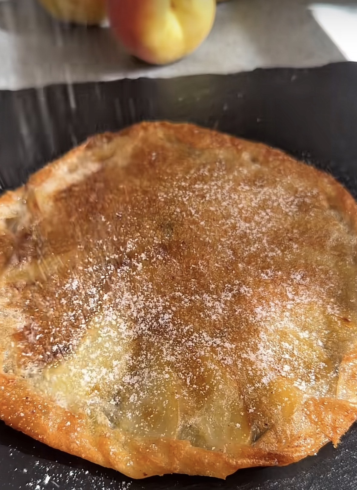 Pastel Crujiente de Albaricoque sin Harina