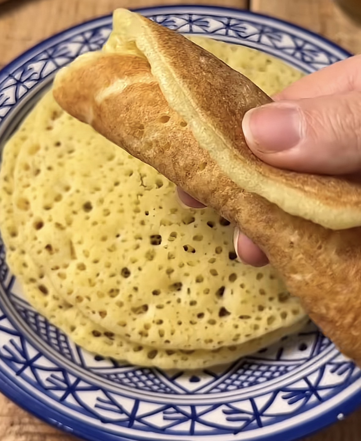 Baghrir o Khringo (Tortitas Marroquíes de Mil Agujeros)